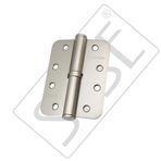 System SH100R NB 10 cm Okka Sağ 3 mm Saten Nikel Menteşe