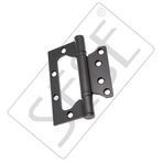 System SH102 AL6 2 Bilyalı Siyah 10 cm 3 mm Kelebek Menteşe