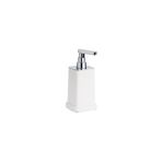 System Sıvı Sabunluk Beyaz/Krom Renk 195X95X87 Mm
