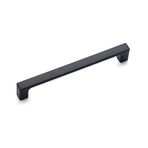 System siyah 28 cm çekme/sürgü kapı kolu