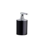 System Tezgah Üstü Sıvı Sabunluk 250 Ml Siyah-Krom Renk 183X60X97 Mm Siyah Tek Ebat Ba2010 006 Al6-Cr
