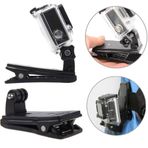 SYT Kamera kıskaç klemens Release-kelepçe Kapak mandal sehpa Clip kayış Strap Clip-Klemmhalterun muhafazası sabitleme 360 ° döndürülebilir yuva GoPro Hero 1 2 3 3 + için