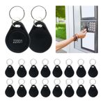 SYWAN 26 Bit Yakınlık Anahtarlık, 50 Adet H I D 125KHZ RFID Anahtar Fob Prox Anahtar ISOProx 1346 1386 1326 H10301 Kart Okuyucular ile Çalışır Erişim Kontrol Sistemlerinin Çoğunluğu, Siyah