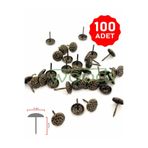 Sywoods 100 ADET 11 MM PETEK KABARA RAPTİYE HOBİ ÇİVİSİ KOLTUK ÇANTA TASARIM AKSESUAR SÜSÜ