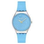 SYXS164 Swatch Iridescently Blue Bayan Kol Saati SYXS164