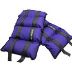 Sz 4kg x 2 Adet Toplam 8kg El Ayak Bilek Kas Güçlendirici Ağırlık Seti - 4 kg x 2 Adet - Mor