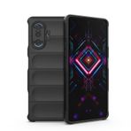 SZGULAIKE Kılıf Xiaomi Redmi K40 Gaming Edition/Poco F3 GT Kılıf, [Düşmeye Dayanıklı Hava Torbası Tasarımı] Sağlam Yumuşak Silikon Hafif PC + TPU Bumper Anti-Damla Kauçuk Kılıf - Siyah