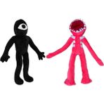 Szjiede 2 Pcs Gökkuşağı Miyav Garten Of Banban Peluş Oyuncak Yeni Kapılar Peluş Doldurulmuş Bebek Çocuklar ve Yetişkinler Için Erkekler Kızlar Için Cadılar Bayramı Noel Doğum Günü Hediyesi (Yurt Dışından) - Renkli