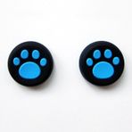SZLG Silikon Parmak Çubuğu Tutamakları Kapak Kapağı Joystick Başparmak Çubukları PS4 Xbox ONE Xbox 360 PS3 PS2 Kedi Köpek Pati (E) için