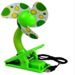 Szykd Bebek Beşik Arabası Hayranı Mini Taşınabilir Klip Usbcharging Yurt Ofisi Küçük Elektrikli Fan Yeşil (Yurt Dışından)