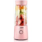 Szykd Ml-88 Taşınabilir Elektrikli USB Şarj Edilebilir Sebze Meyve Sıkacağı Pembe (Yurt Dışından)