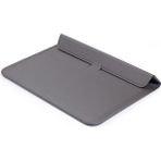 SZYKD Pu Deri Ultra-Ince Zarf Çanta Laptop Çantası Macbook Air / Pro 13 Inç, Standı Fonksiyonu ile (Uzay Gri)