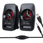 T-19 1+1 USB Pc Mini Hoparlör - Speaker (2*3 Watt - 4 Ohm) - Fireball