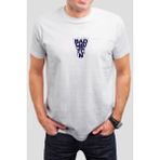T-35 Badminton Topu Baskılı Beyaz Unisex Tişört C739