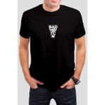 T-35 Badminton Topu Baskılı Siyah Unisex Tişört C738 - XL