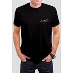 T-35 Mustafa Kemal Atatürk Imza Baskılı Siyah Unisex Tişört C276 - XL