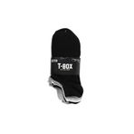 T-Box 5'li Patik Çorap Seti, Standart, 5003145895, Siyah - Gri - Beyaz, erkek