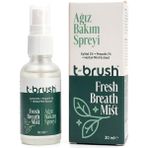 T-Brush 30ML Ağız Kokusu Giderici Sprey Propolis Karanfil Kokusuyla Gün Boyu Ferah Nefes