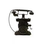t camp tel-01 Vintage Dekoratif Antika Metal Telefon – Retro Tasarım