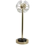 T.concept Dekoratif Zarif, Parlak, Cam Kristalli Dekoratif Obje Gold 47 Cm