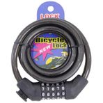 T.Concept Tonyon Dayanıklı Güçlendirilmiş Çelik Halat 5 Şifreli Bisiklet Kilidi 12x 150 cm