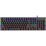 T-Dagger Naxos, T-TGK310-BL, USB Kablolu, Türkçe Q, Rainbow Backlight, Blue Mekanik Switch, 104 Tu