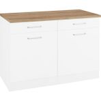 T Designo Ares Mutfak Çekmeceli Alt Modül 120 cm Beyaz Suntalam Malzeme Modern Tasarım