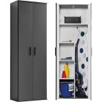 T Designo Aymo Paspas,süpürge - Temizlik Malzeme Dolabı - Çok Amaçlı Dolap - Banyo Dolabı - 60 cm - Antrasit