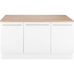 T Designo MDF Suntalam Mutfak Dolabı 150x40x85 cm Tezgahlı Modern Depolama ve Hazırlık Ünitesi