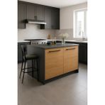 T Designo Sally Mutfak Adası - Alt Modül 120 cm Antrasit