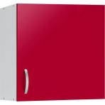 T Designo Tdesigno Boran Mutfak Üst Modül- Çok Amaçlı Dolap 60 cm Kırmızı