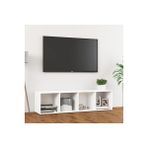 T Designo Tdesıgno Ezgi -Kitaplık- Televizyon Sehpası -Ünitesi Beyaz 4 Raflı 30 cm