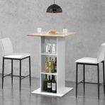 T Designo Tdesigno Pen Mutfak Masası Beyaz Çam - 60 - Beyaz - Kahverengi