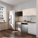 T Designo Vora Hazır Mutfak Dolabı 120 Cm Beyaz Laminat Suntalam Malzeme Geniş Depolama