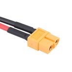 T fiş Erkek to Dişi Kablo, 2pcs/set 4 Tipe T to T fiş Adaptör kabloları, Silikon Ceket, Erkek Ila Dişi Konektörler, 14awg 10cm, (T-flug dişi başı dişi kafasını)