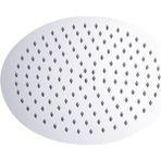 T-May Banyo Sardes Oval İnce Tepe Duş Seti Başlığı 25 x 25 Paslanmaz Metal