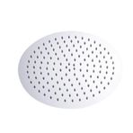 T-May Sardes Oval İnce 25x25 cm Metal Duş Seti