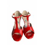 T MODEL KIRMIZI RUGAN 8,5 CM 13 PONT TANGO, DANS VE SALON AYAKKABISI (EU Ayakkabı Beden Sistemi, Yetişkin, Kadın, Sayısal, Orta, 37)