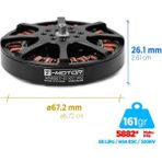 T-Motor MN6007II 320KV Antigravity Outrunner Brushless Fırçasız Brushless Fırçasız Uav Motor Multikopter Multi-Rotor Quadcopter Hexacopter Drone Motoru - Gümüş