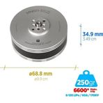 T-Motor MN601-S 170KV Brushless Fırçasız UAV Motor Multikopter Multi-rotor Quadcopter Hexacopter Drone Motoru