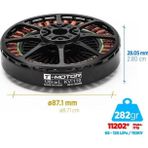 T-Motor U Power Type U8 Lite L 110KV Brushless Fırçasız UAV Multikopter Multi-rotor Quadcopter Hexacopter Drone Motoru