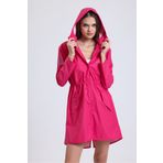 T Rain Stay Dry Pembe Kadın Yağmurluk