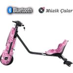 T-Scooter Drift Car Elektrikli Kaykay Hoverboard - Pembe