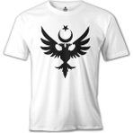 T-Shirt Arma - Çift Başlı Kartal Beyaz Erkek Tshirt
