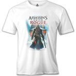 T-Shirt Assassin's Creed - Rogue Beyaz Erkek Tshirt - M