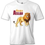 T-Shirt Baba Aslan Beyaz Erkek Tshirt - XXXL