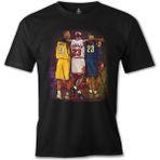 T-Shirt Basketball - Jordan & James & Bryant - XL - Siyah