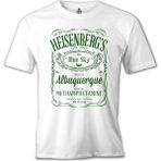 T-Shirt Breaking Bad - Heisenberg's Beyaz Erkek Tshirt