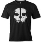 T-Shirt Call Of Duty - Skull Siyah Erkek Tshirt
