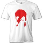 T-Shirt David Bowie - Heat Beyaz Erkek Tshirt - L